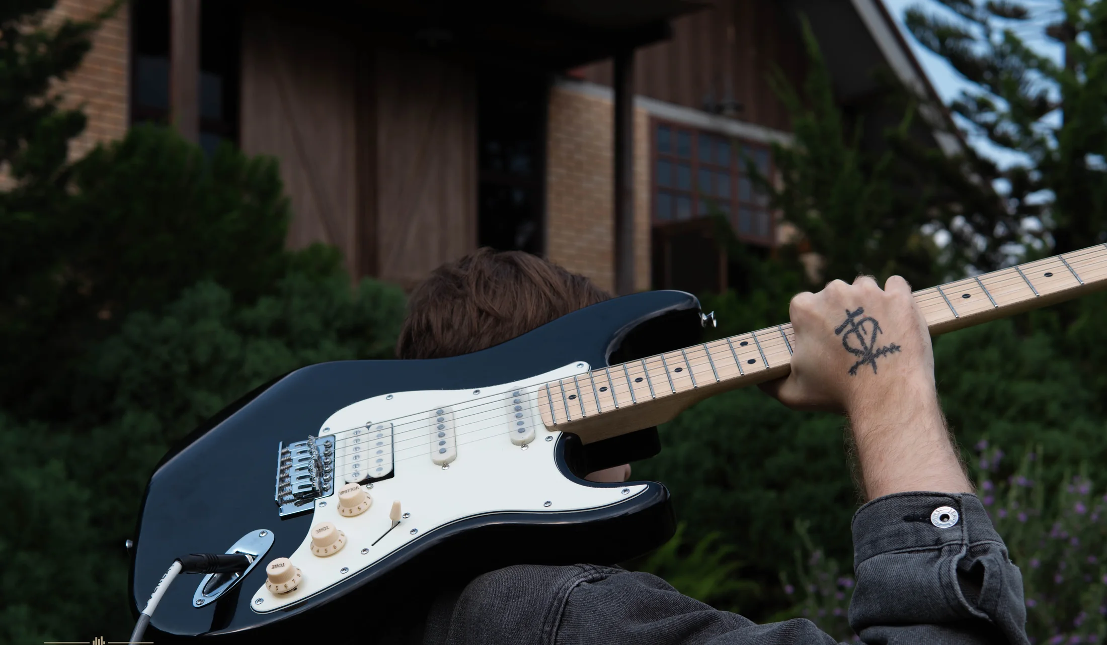 OVERLAY electric guitar detail